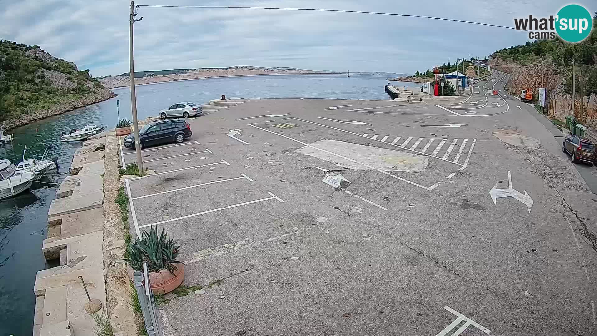 Webcam porto traghetti di Prizna – per l’isola di Pag