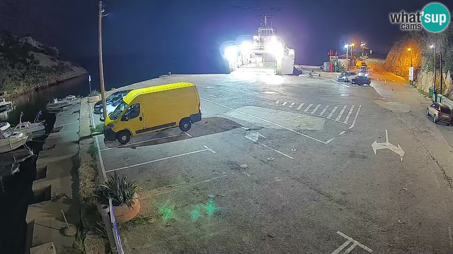 Webcam porto traghetti di Prizna – per l’isola di Pag