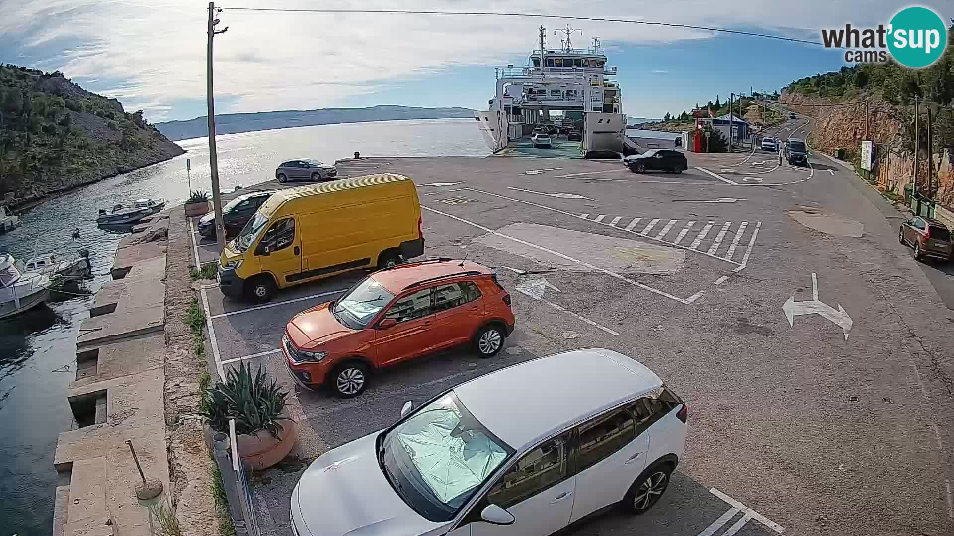 Webcam porto traghetti di Prizna – per l’isola di Pag