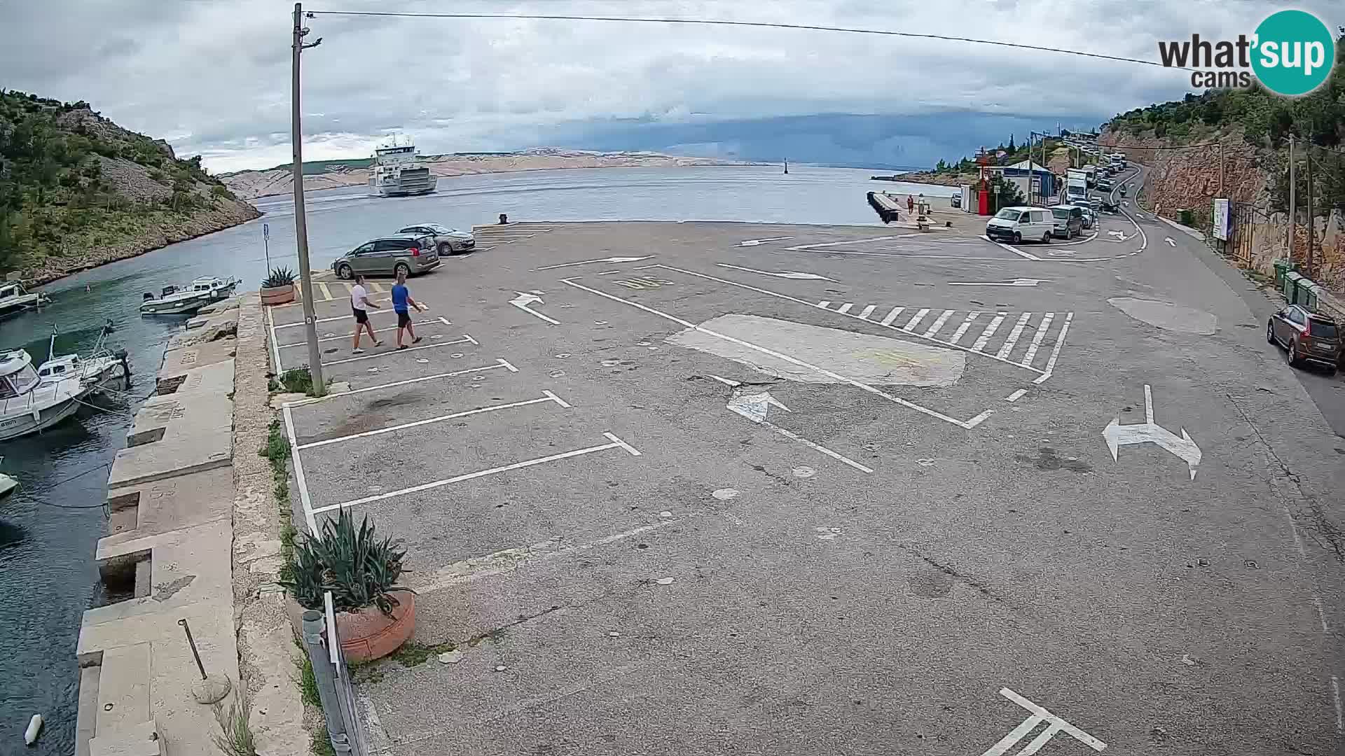 Webcam porto traghetti di Prizna – per l’isola di Pag