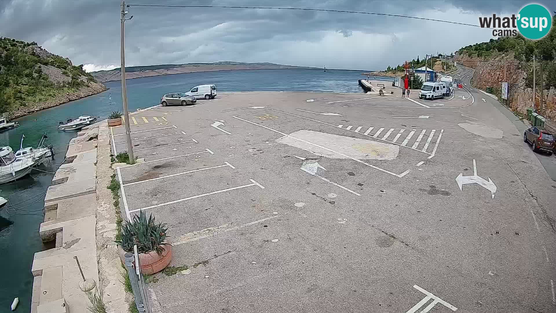 Webcam porto traghetti di Prizna – per l’isola di Pag