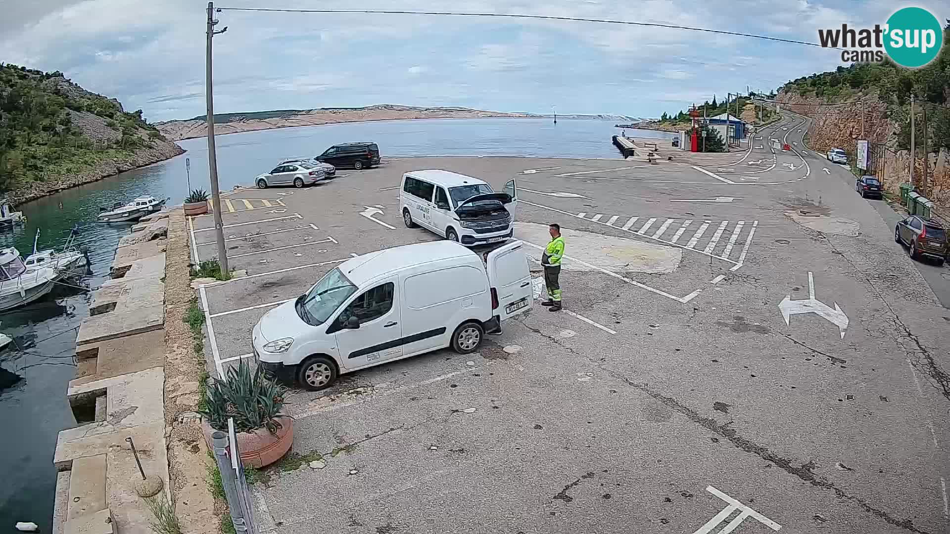 Webcam porto traghetti di Prizna – per l’isola di Pag