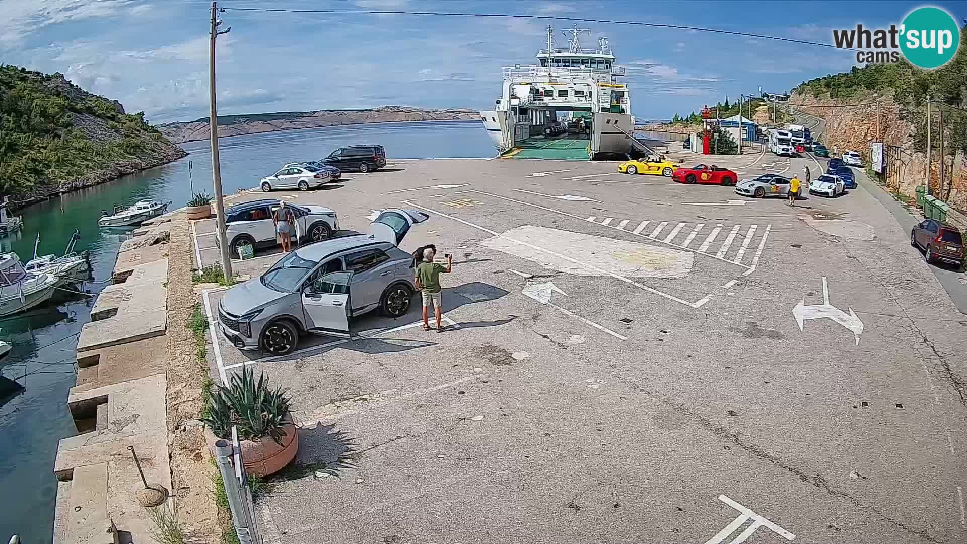 Webcam porto traghetti di Prizna – per l’isola di Pag
