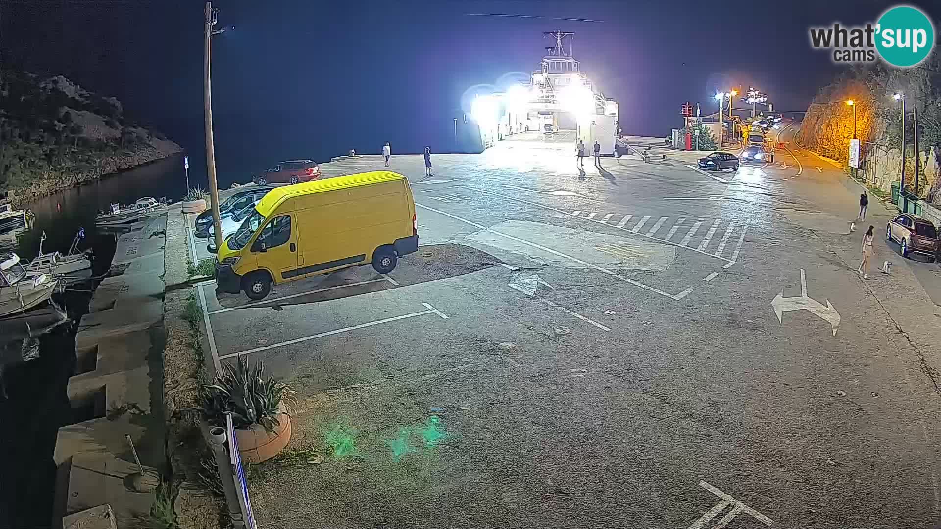 Webcam porto traghetti di Prizna – per l’isola di Pag