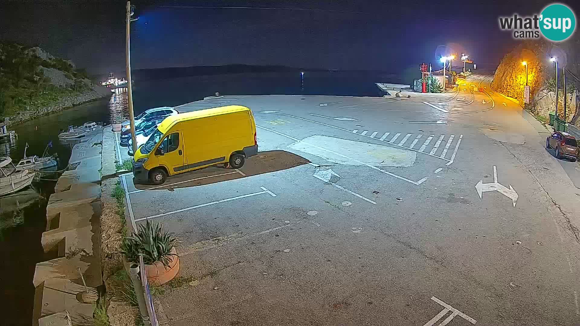 Webcam porto traghetti di Prizna – per l’isola di Pag