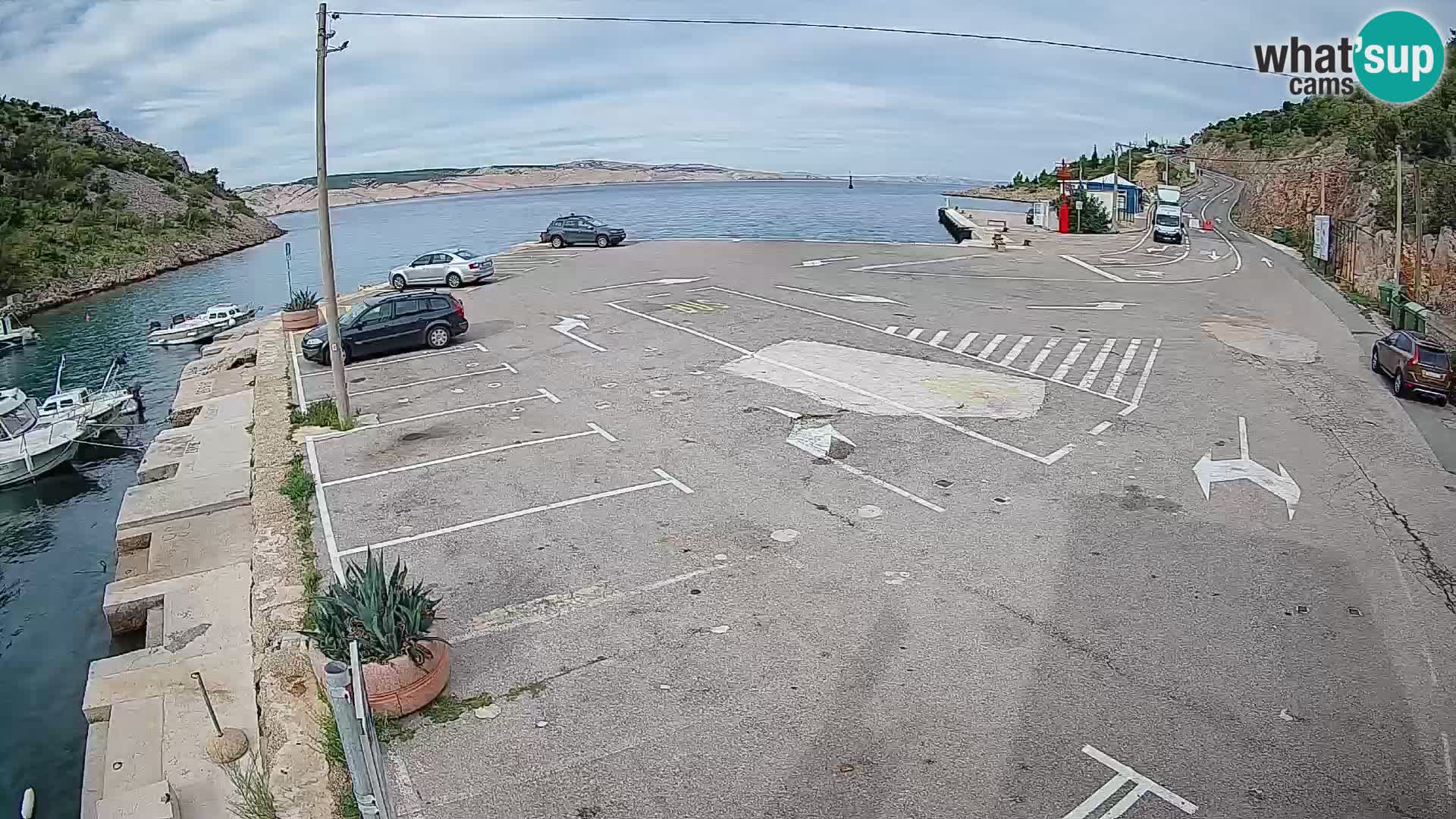 Webcam porto traghetti di Prizna – per l’isola di Pag