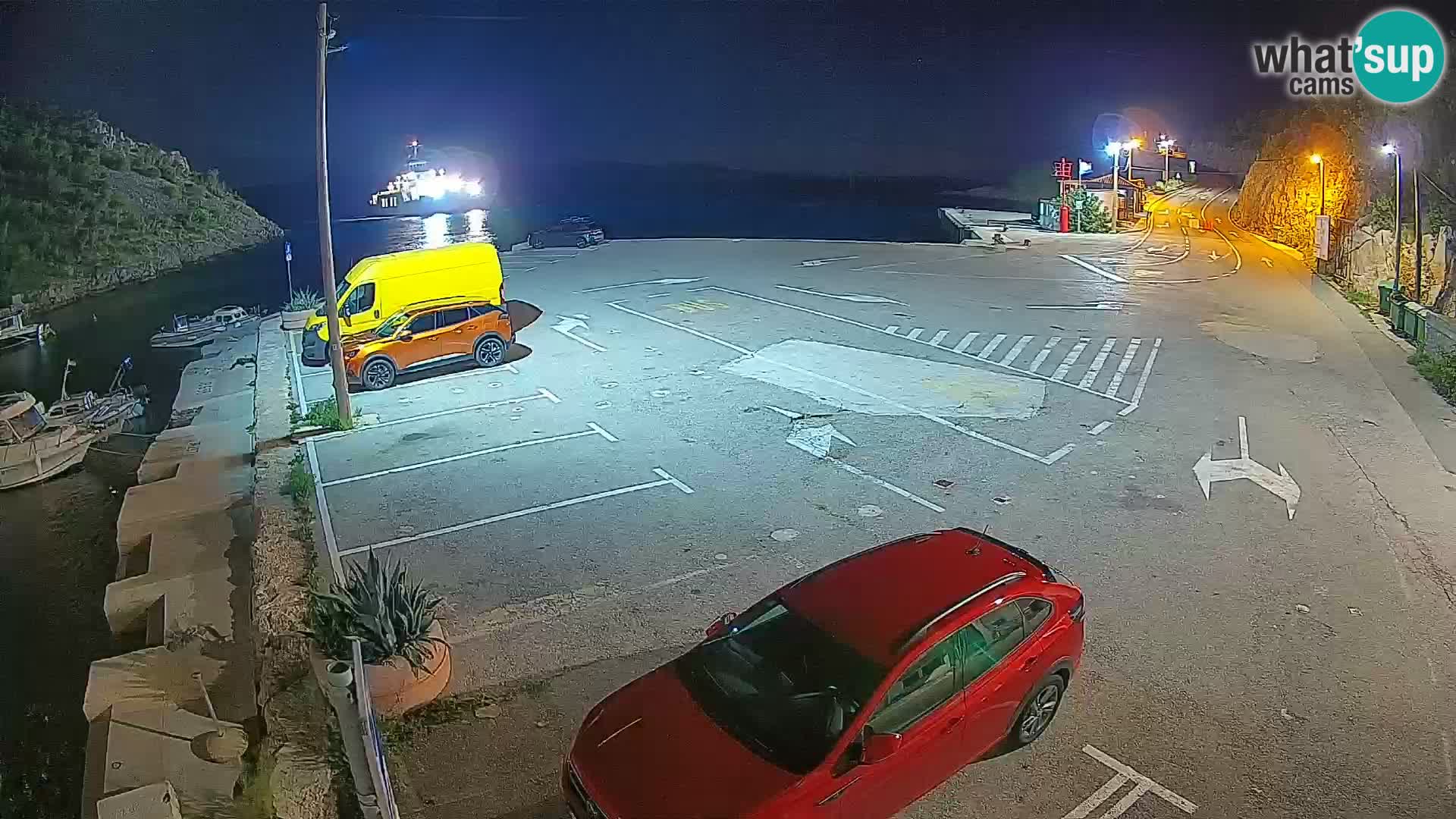 Webcam porto traghetti di Prizna – per l’isola di Pag