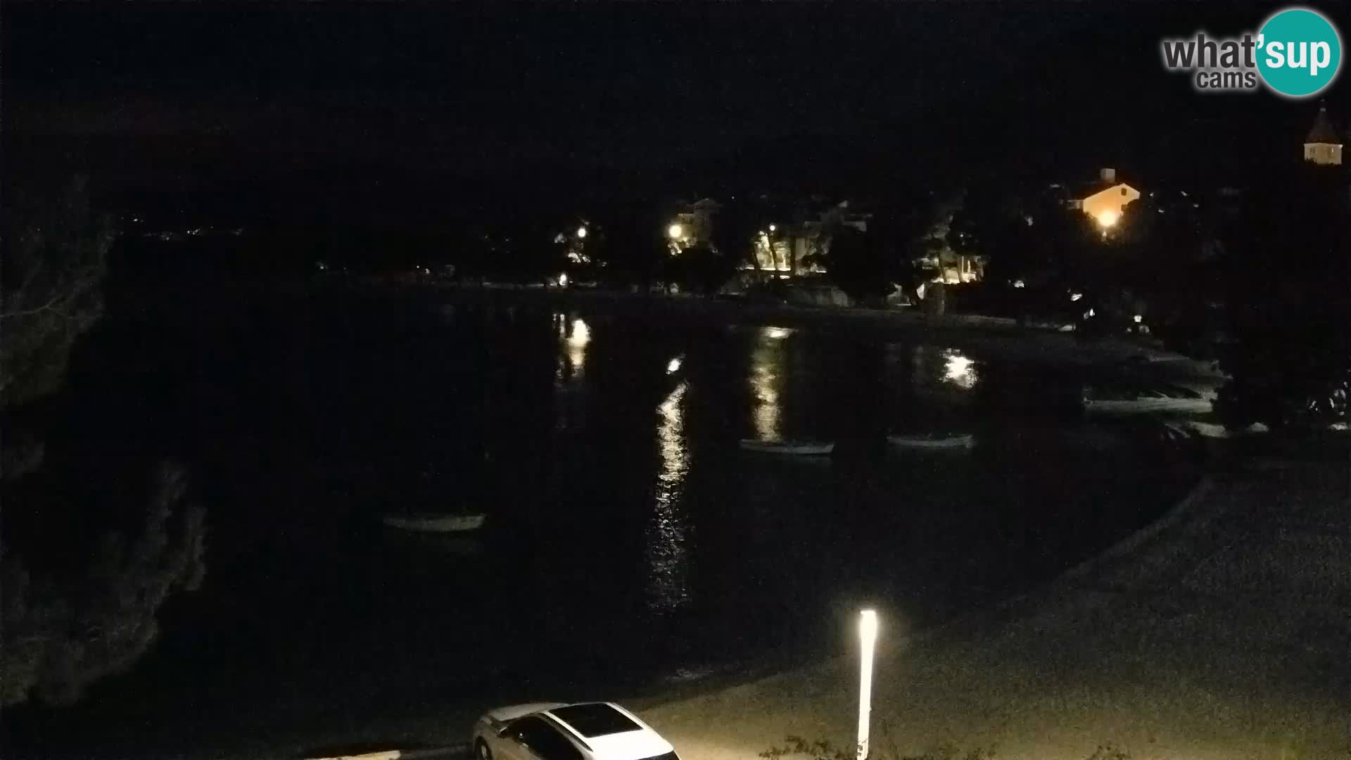 [ LIVE ] Webcam Baška Voda Croatia | Saint Nikola and Beach