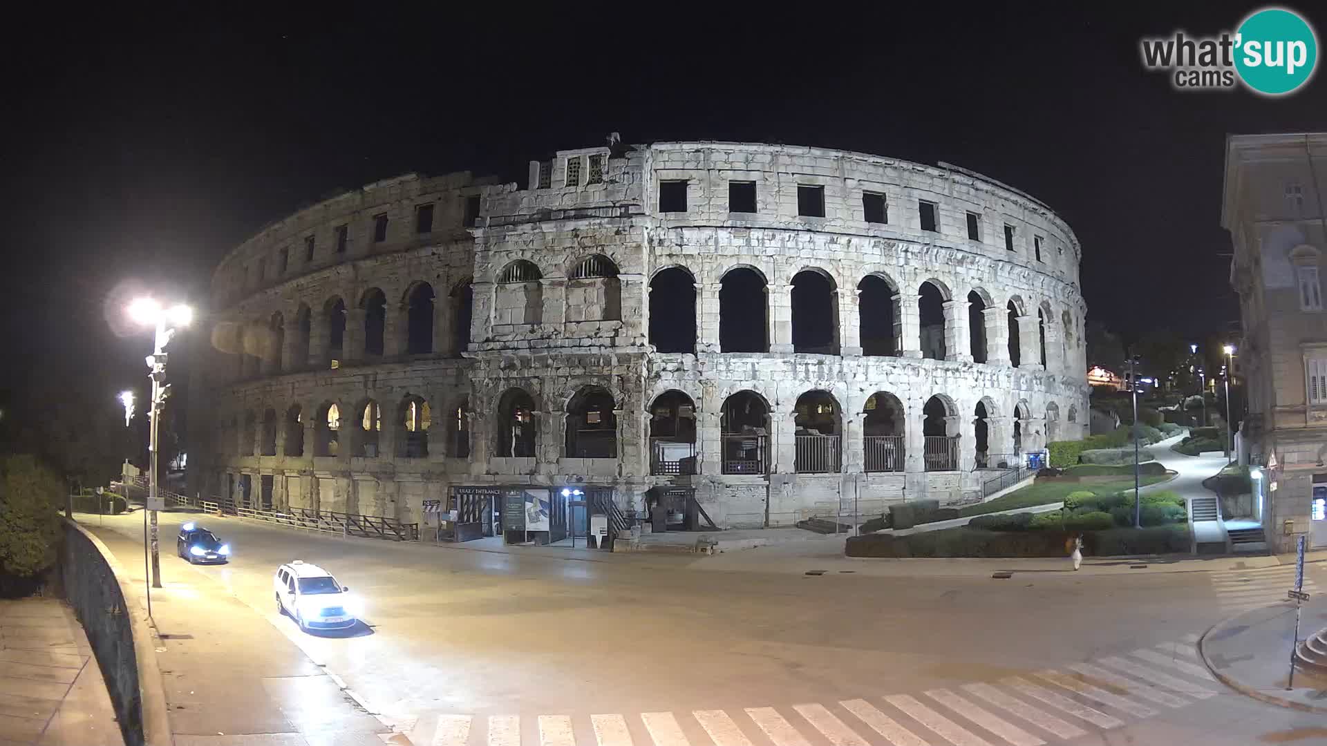 Live webcam Amphitheatre in Pula – Arena