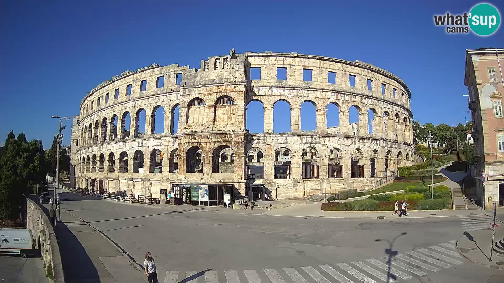 Live webcam Amphitheatre in Pula – Arena