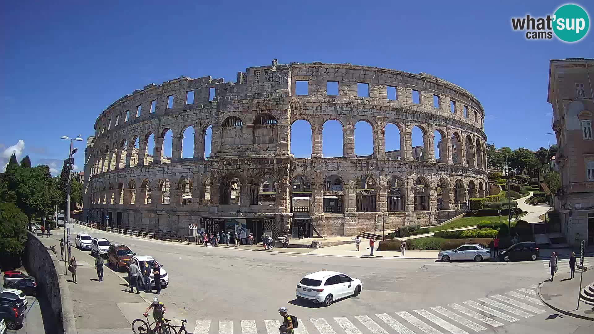 Live webcam Amphitheatre in Pula – Arena