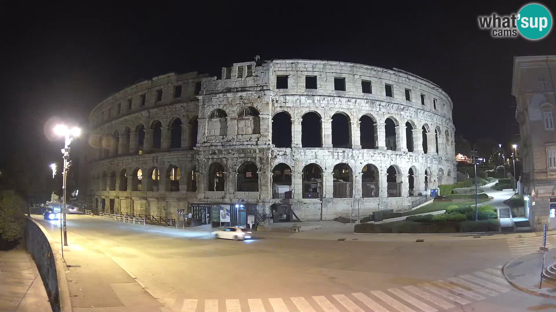 Live webcam Amphitheatre in Pula – Arena