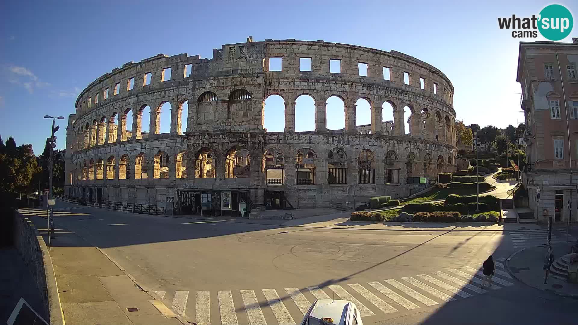 Live webcam Amphitheatre in Pula – Arena