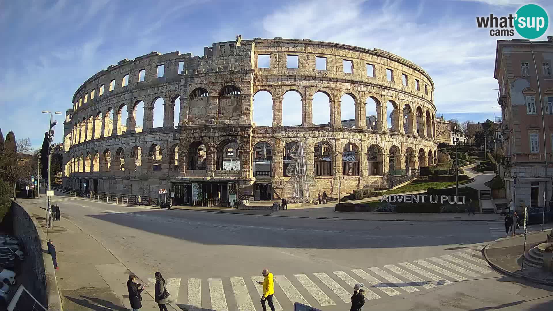 Live webcam Amphitheatre in Pula – Arena