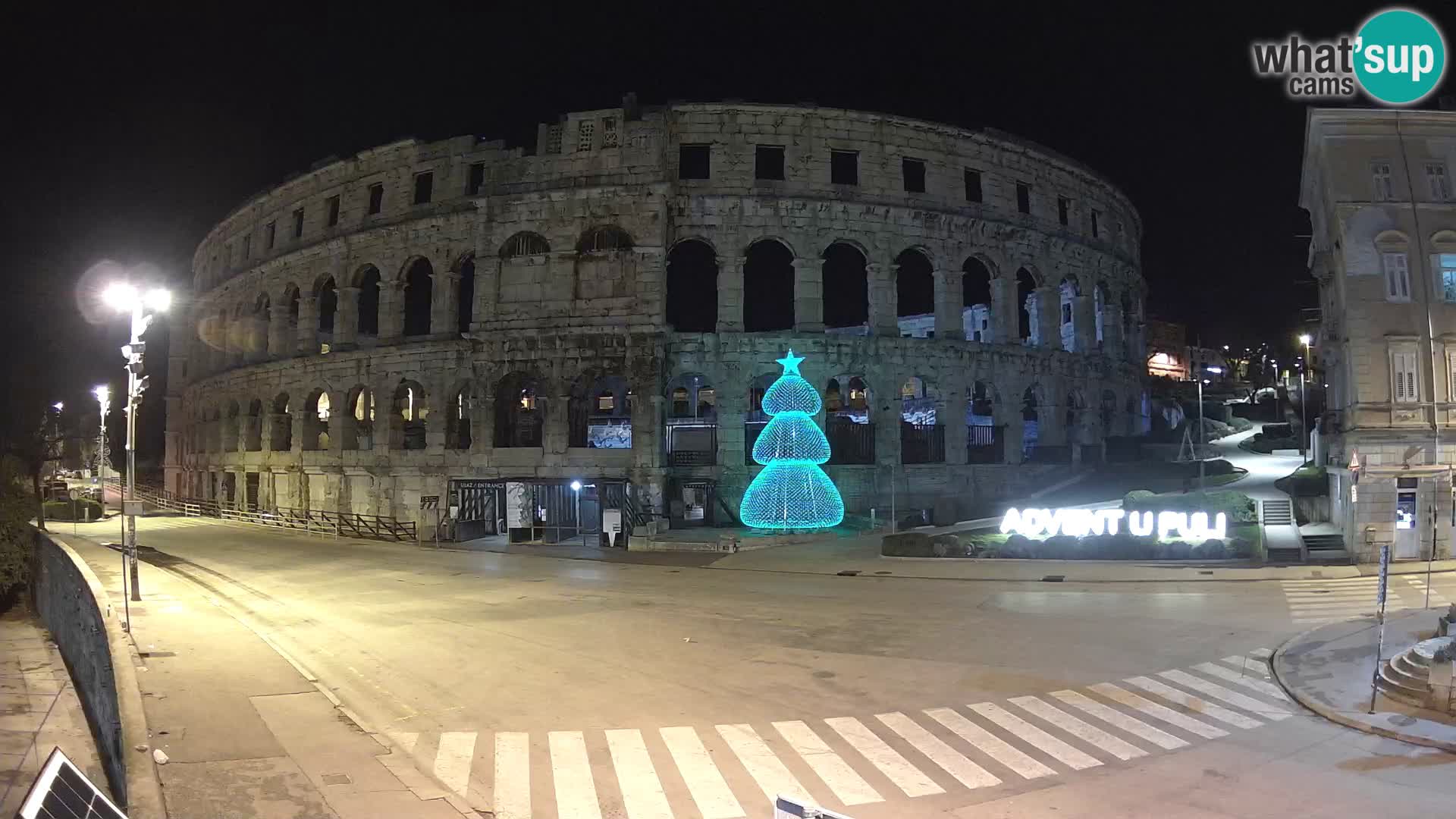 Live webcam Amphitheatre in Pula – Arena