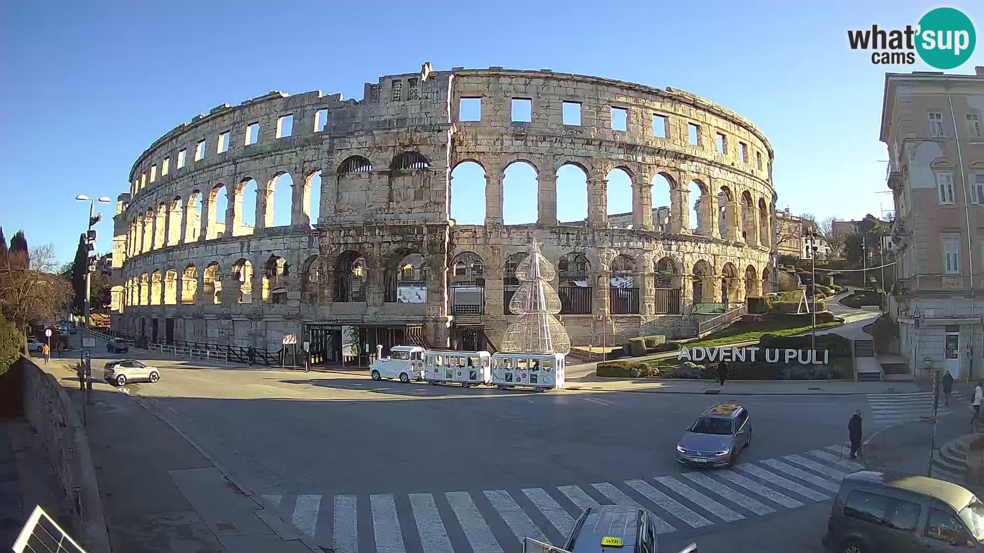 Live webcam Amphitheatre in Pula – Arena