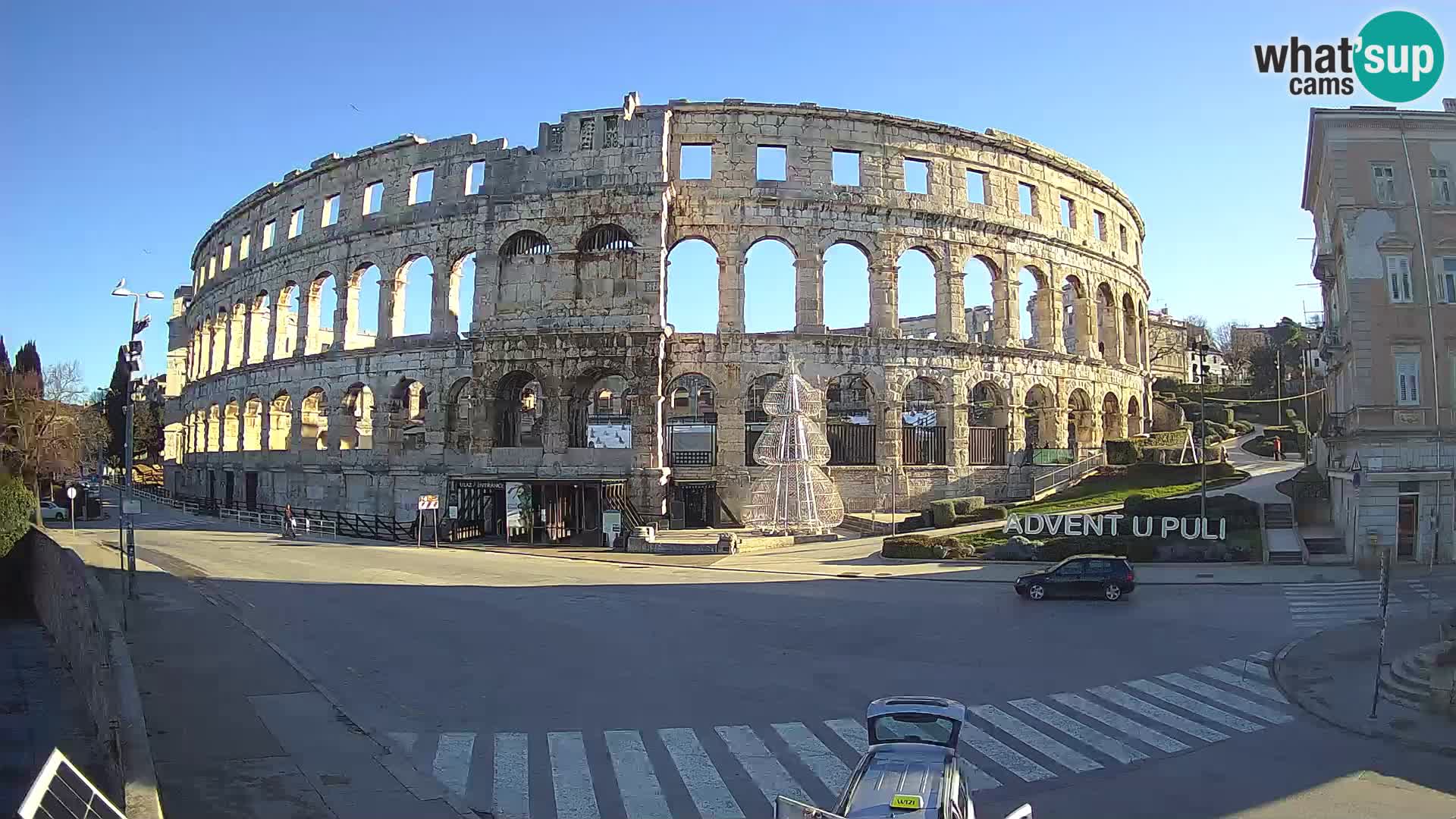 Live webcam Amphitheatre in Pula – Arena