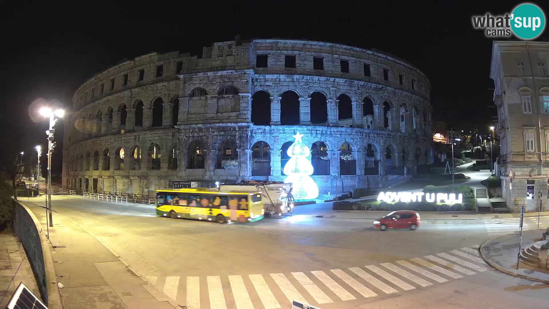 Live webcam Amphitheatre in Pula – Arena