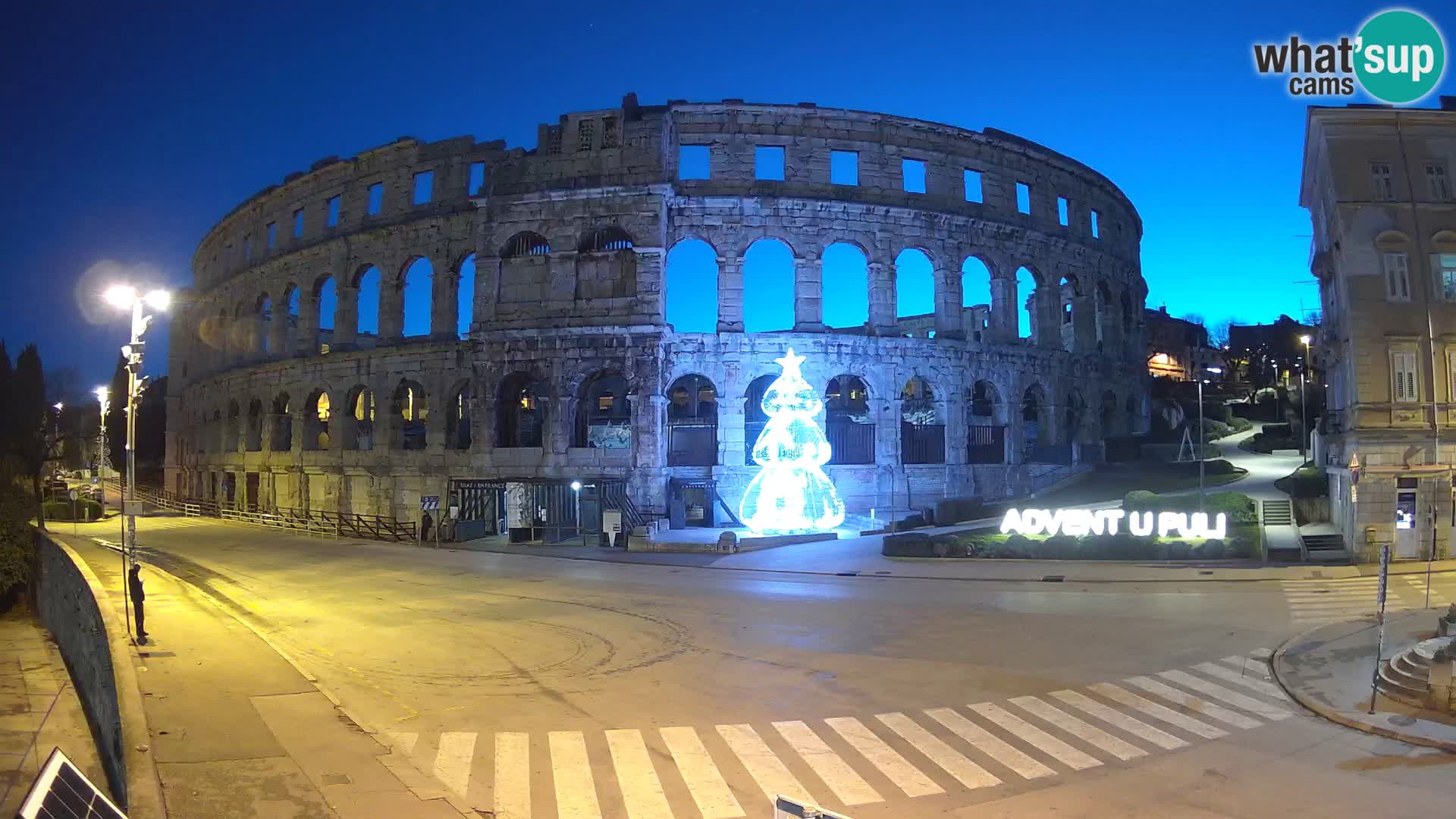 Live webcam Amphitheatre in Pula – Arena