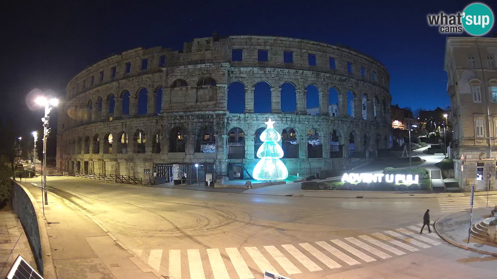 Live webcam Amphitheatre in Pula – Arena