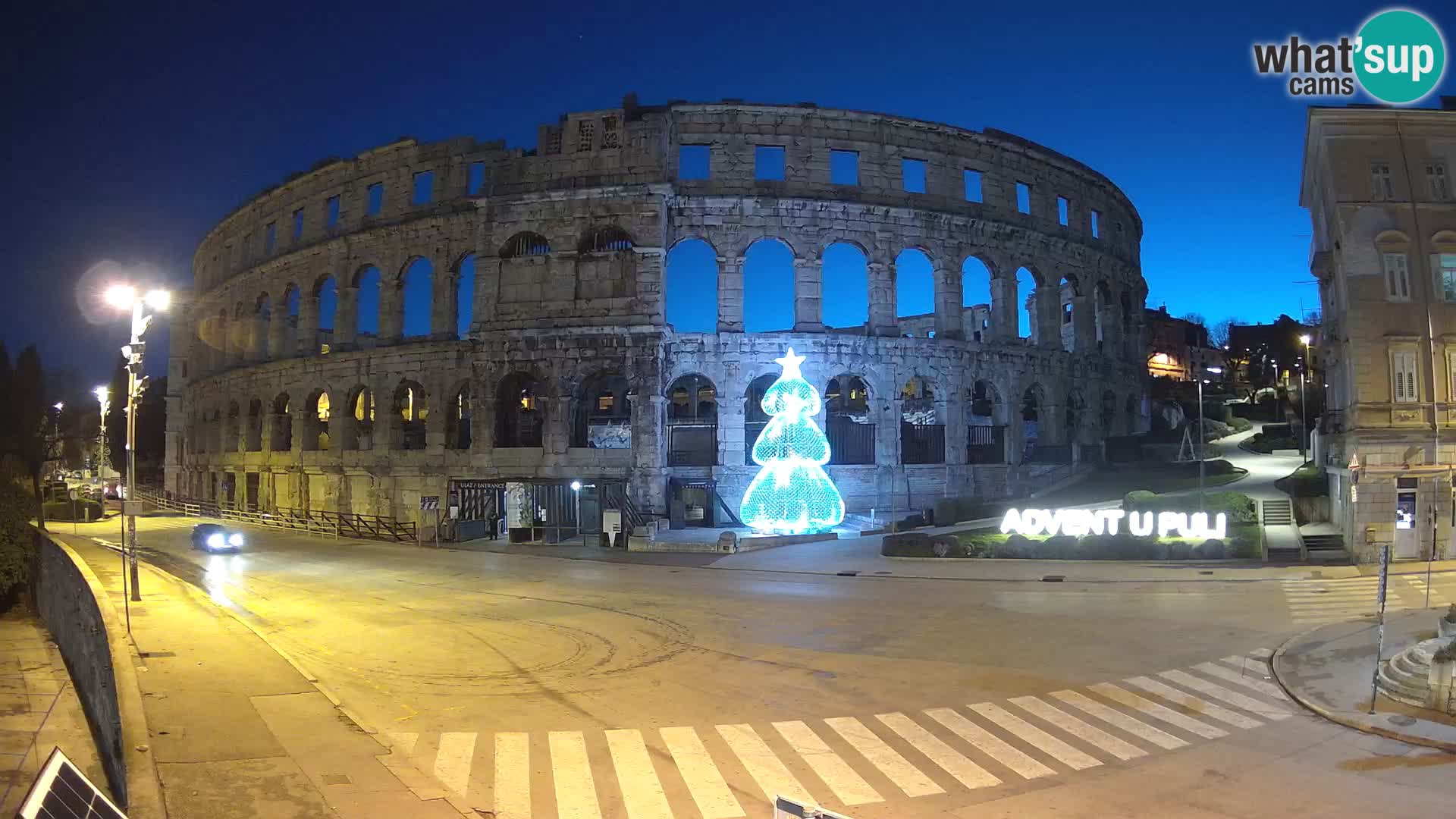 Live webcam Amphitheatre in Pula – Arena