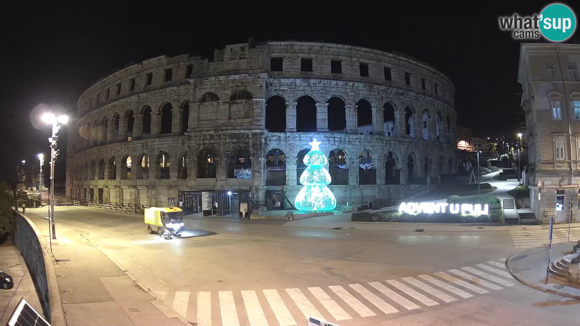 Live webcam Amphitheatre in Pula – Arena