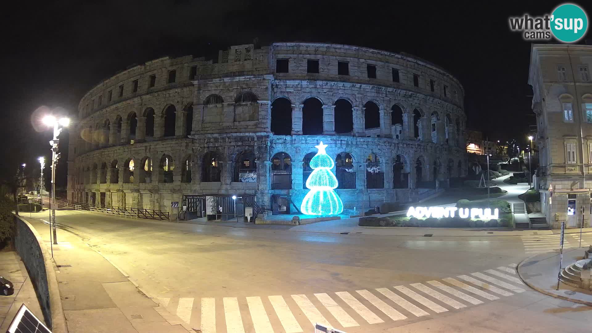 Live webcam Amphitheatre in Pula – Arena