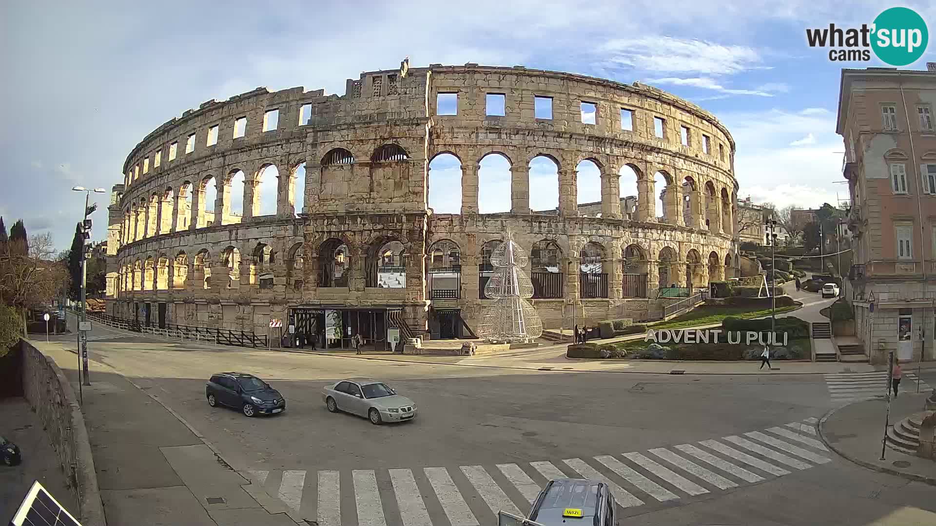 Live webcam Amphitheatre in Pula – Arena