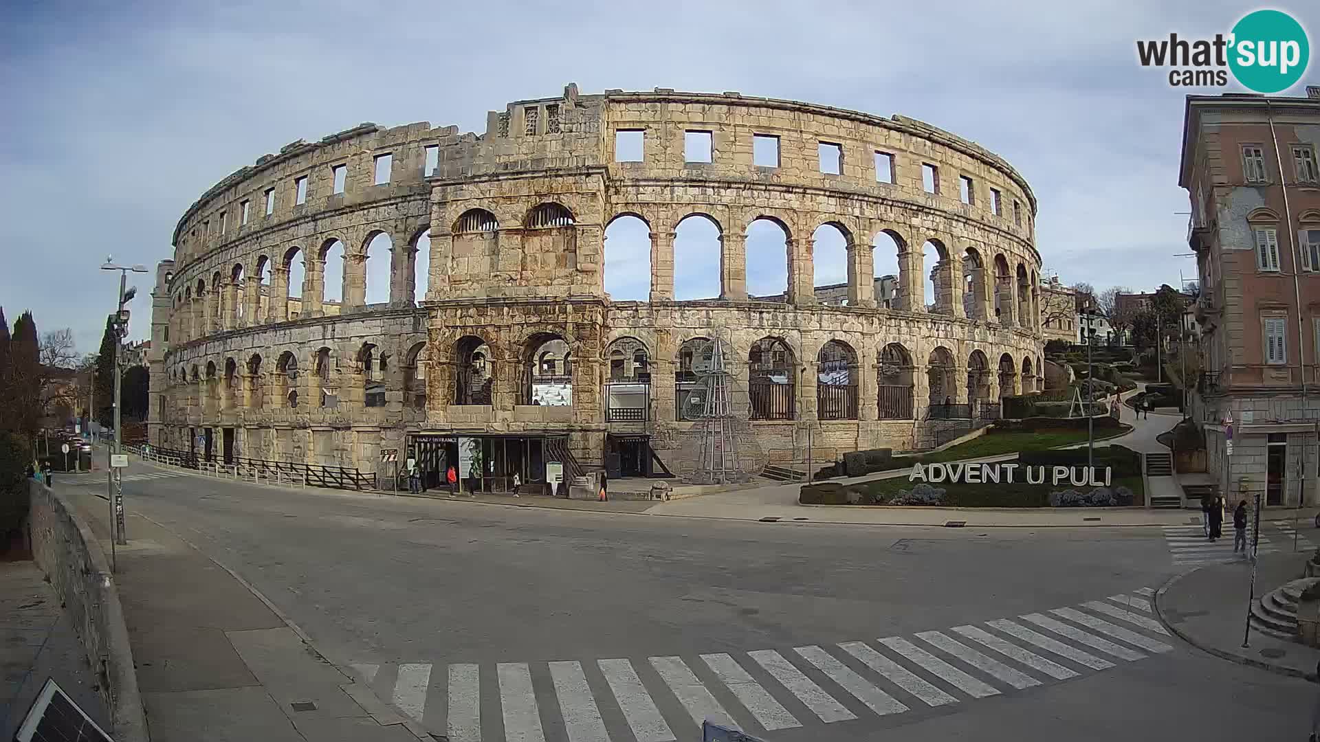 Live webcam Amphitheatre in Pula – Arena