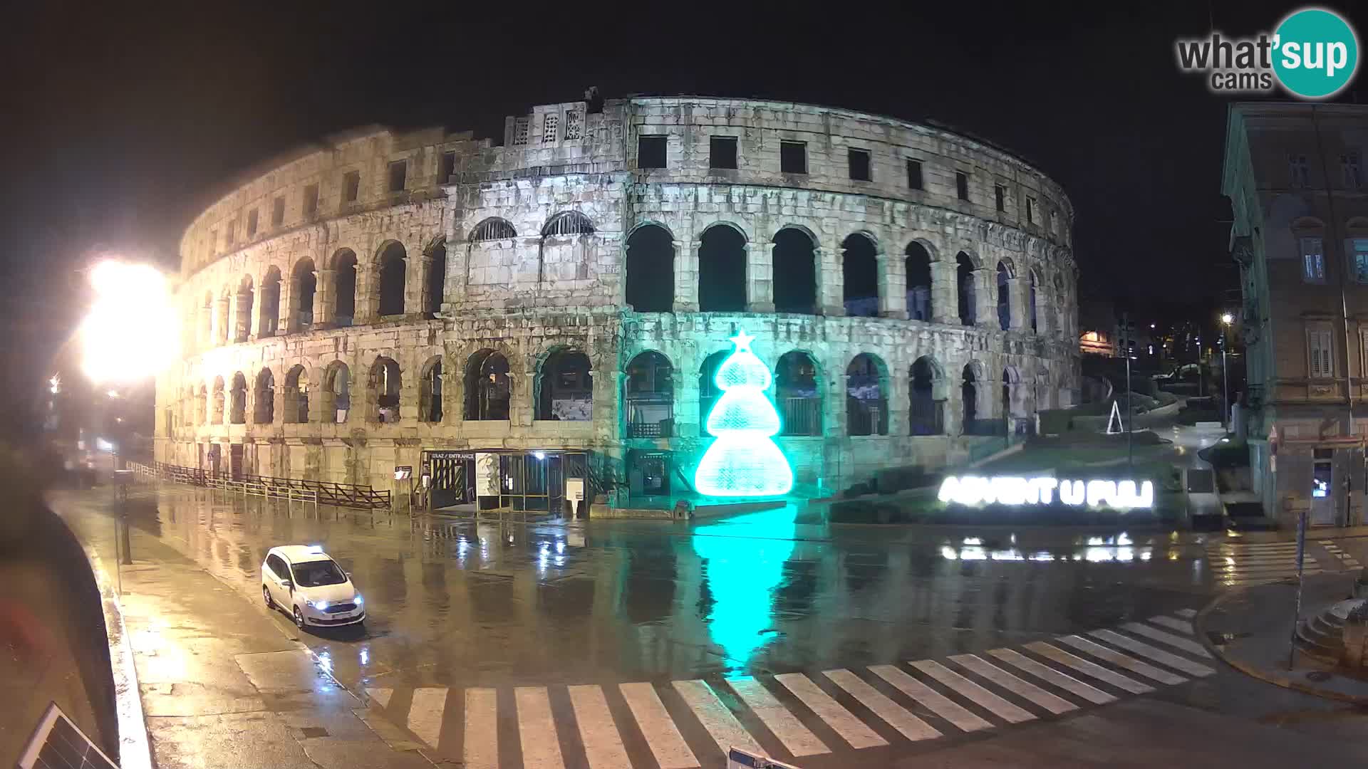 Live webcam Amphitheatre in Pula – Arena