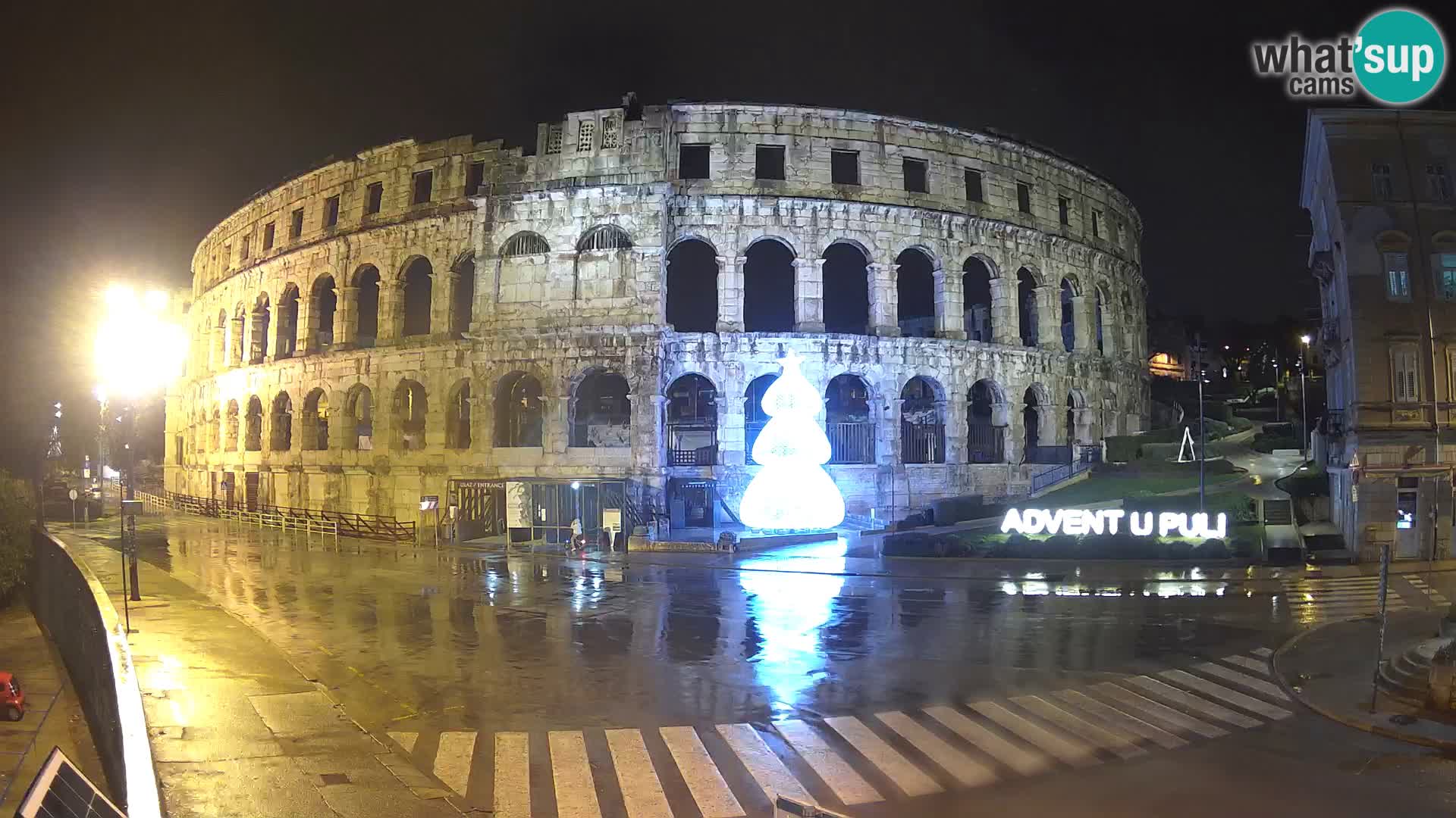 Live webcam Amphitheatre in Pula – Arena