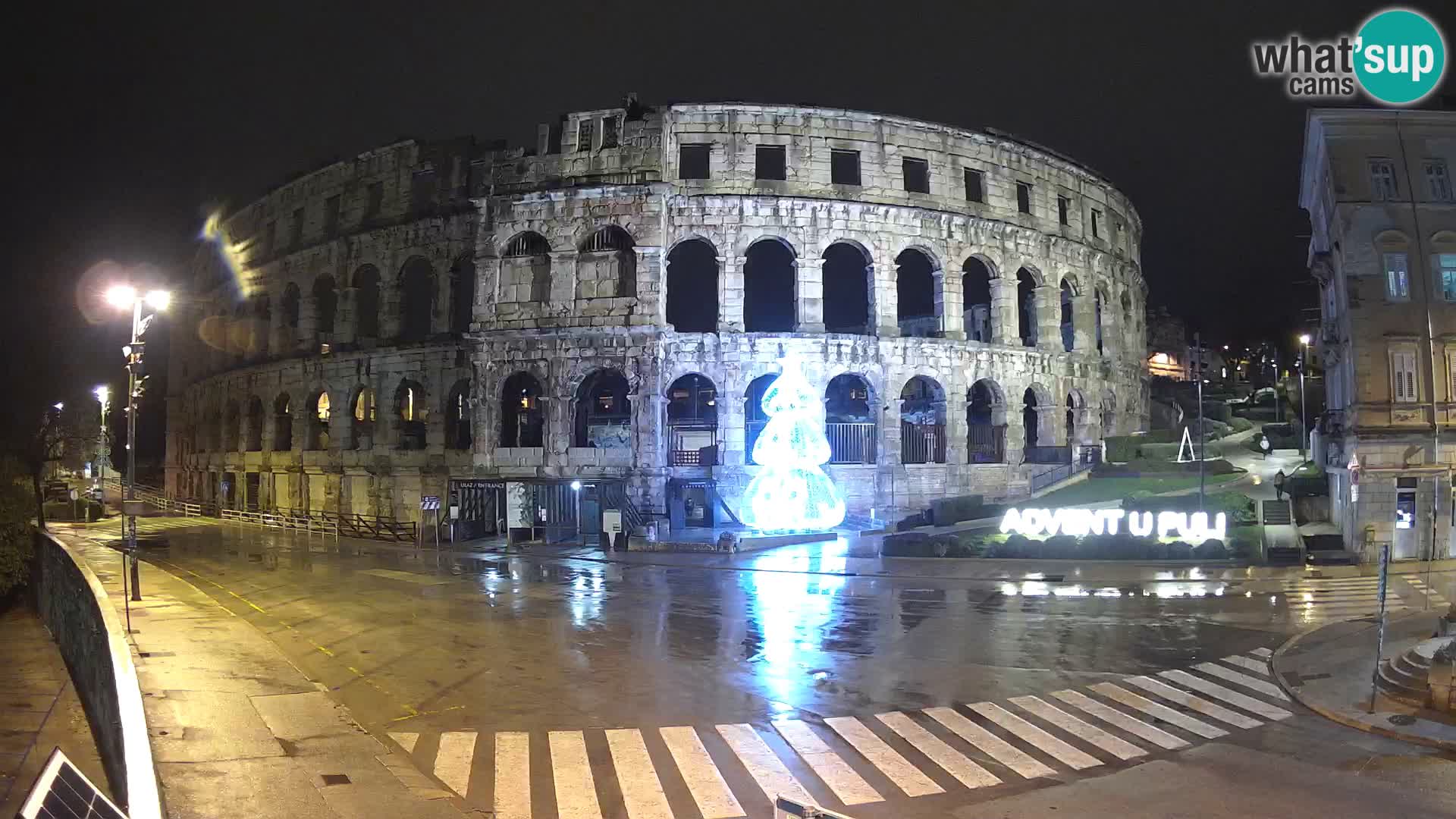 Live webcam Amphitheatre in Pula – Arena