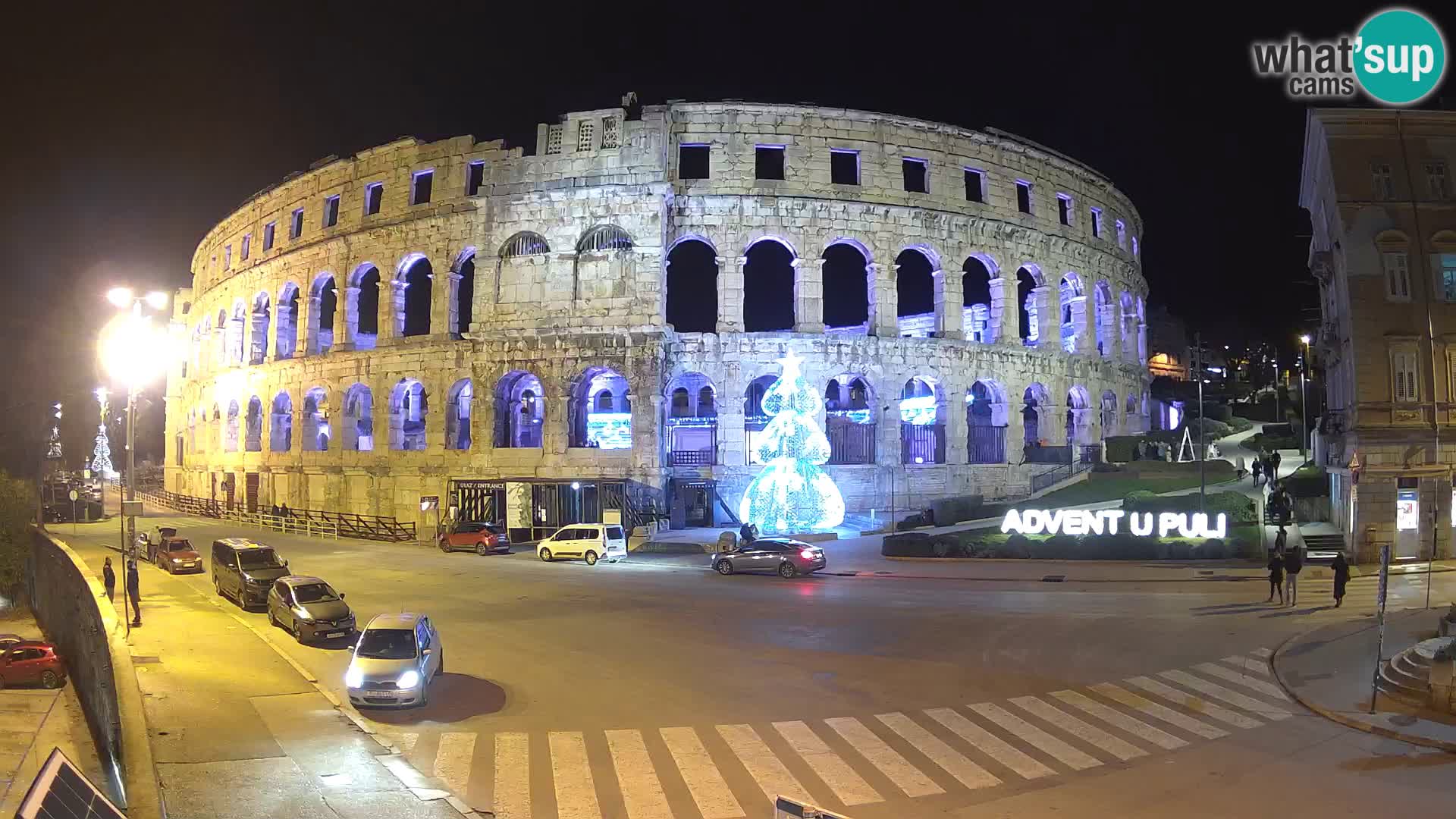 Live webcam Amphitheatre in Pula – Arena