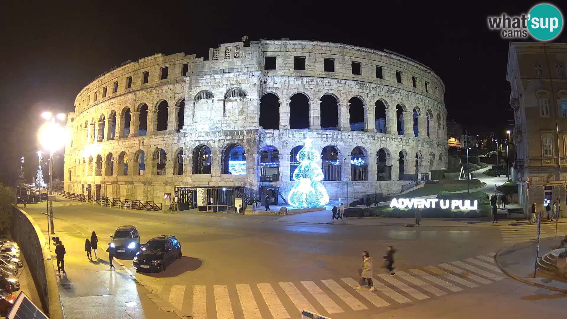 Live webcam Amphitheatre in Pula – Arena