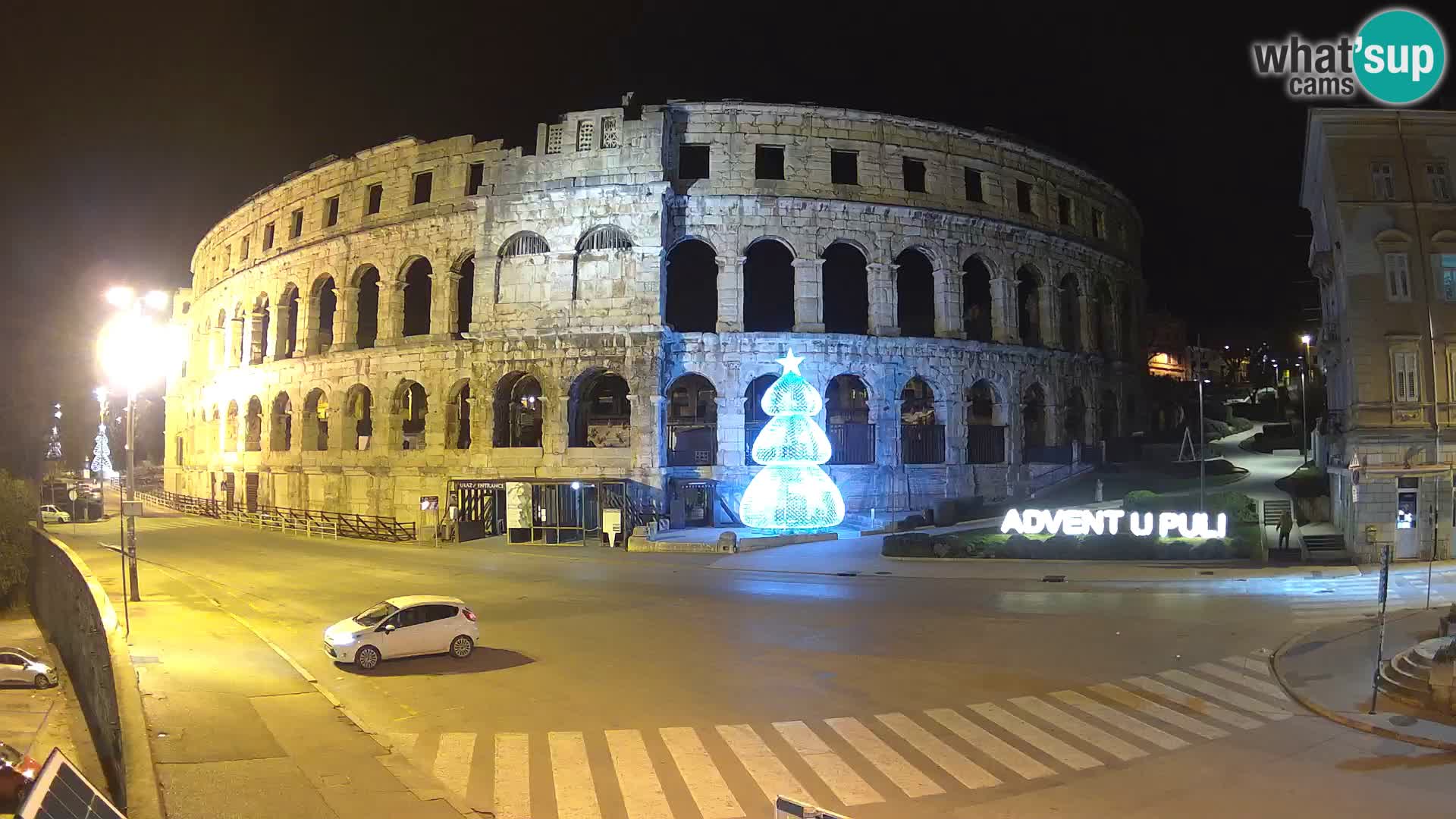 Live webcam Amphitheatre in Pula – Arena