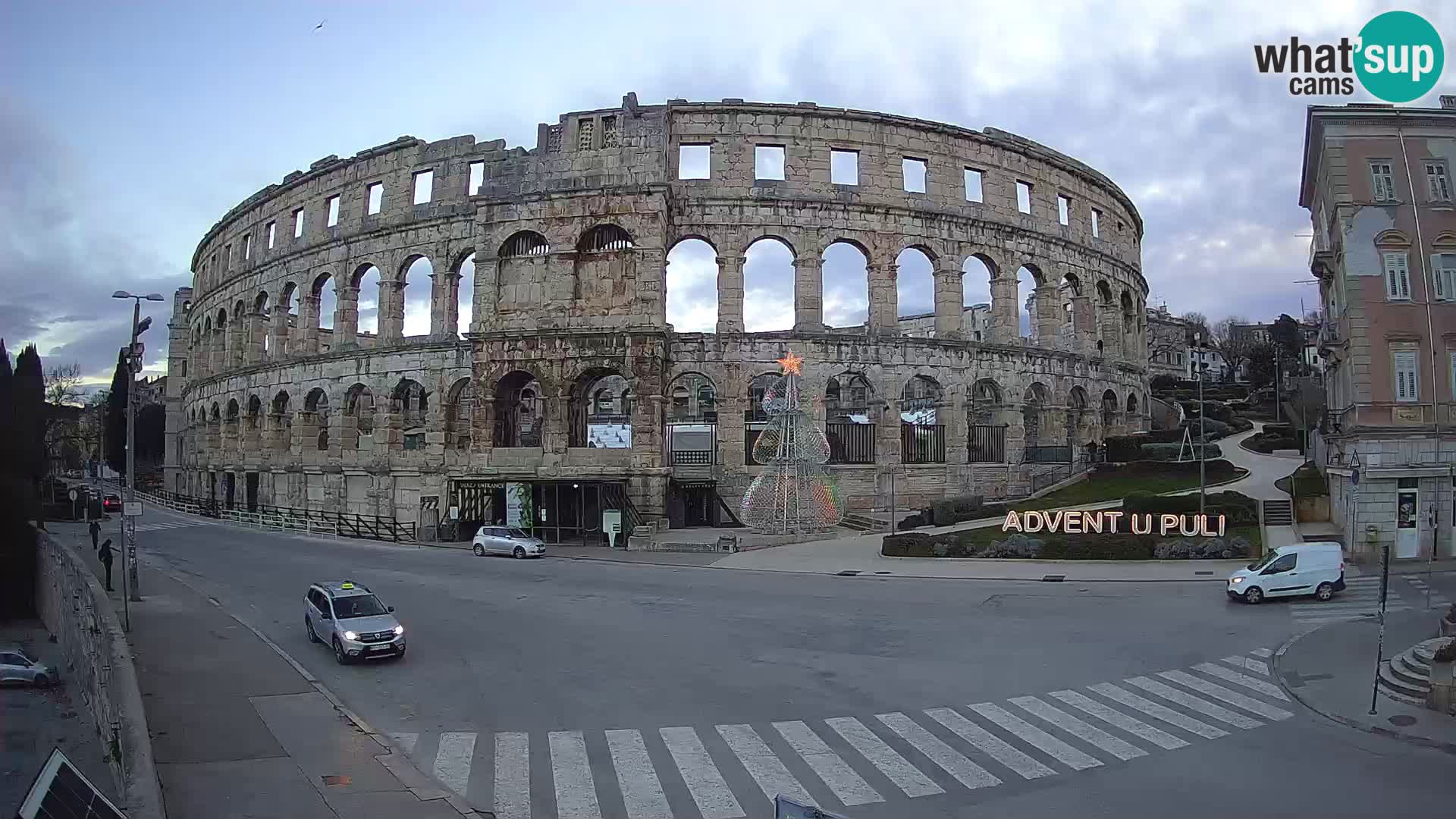 Live webcam Amphitheatre in Pula – Arena