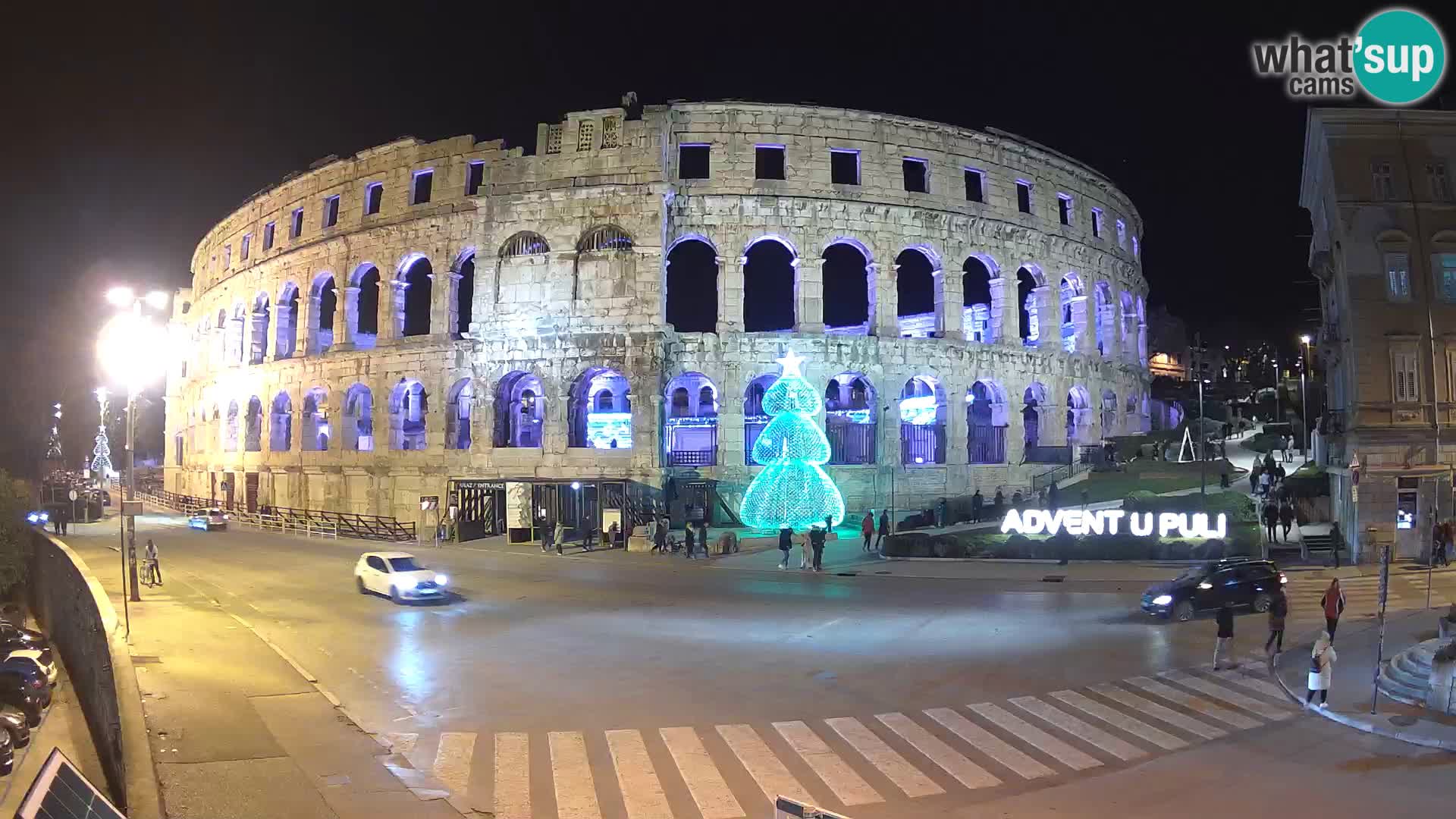 Live webcam Amphitheatre in Pula – Arena