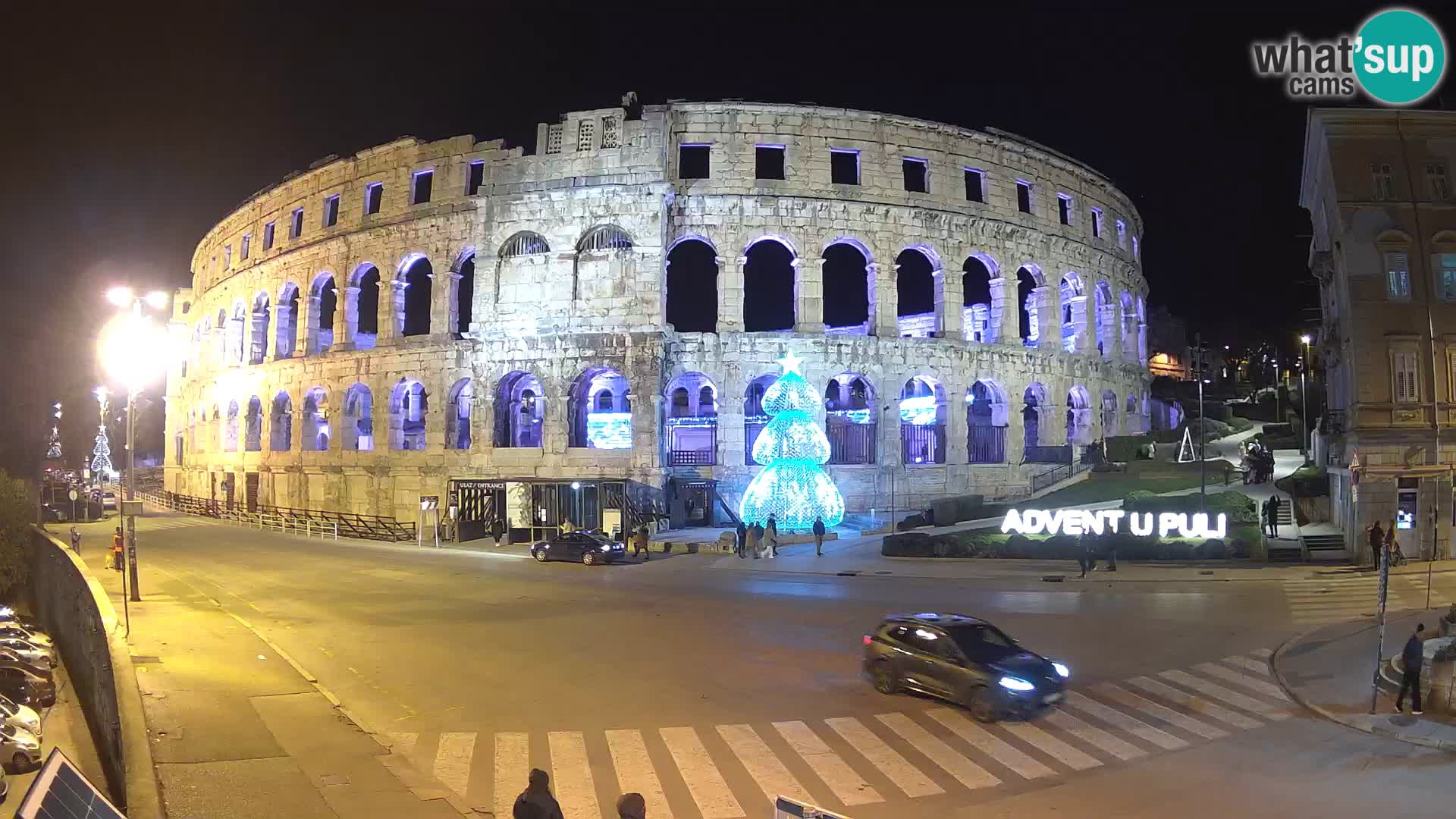 Live webcam Amphitheatre in Pula – Arena