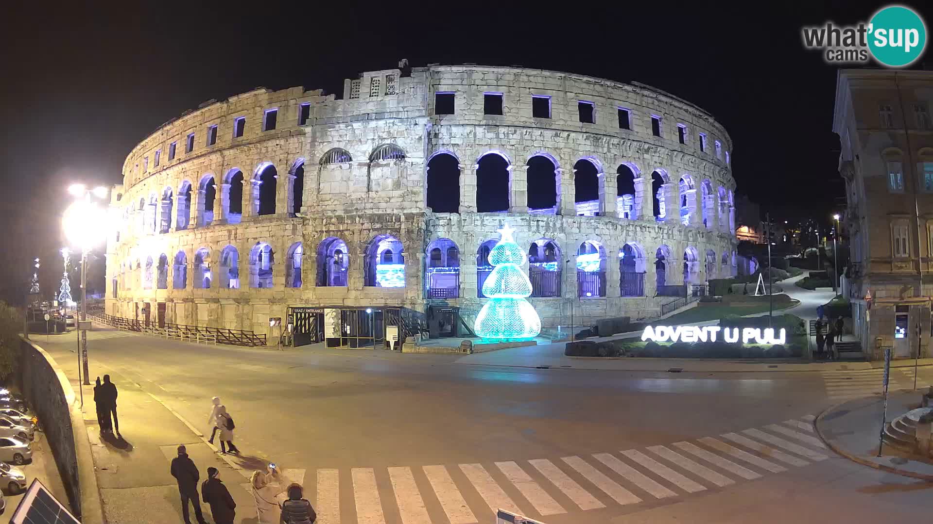 Live webcam Amphitheatre in Pula – Arena