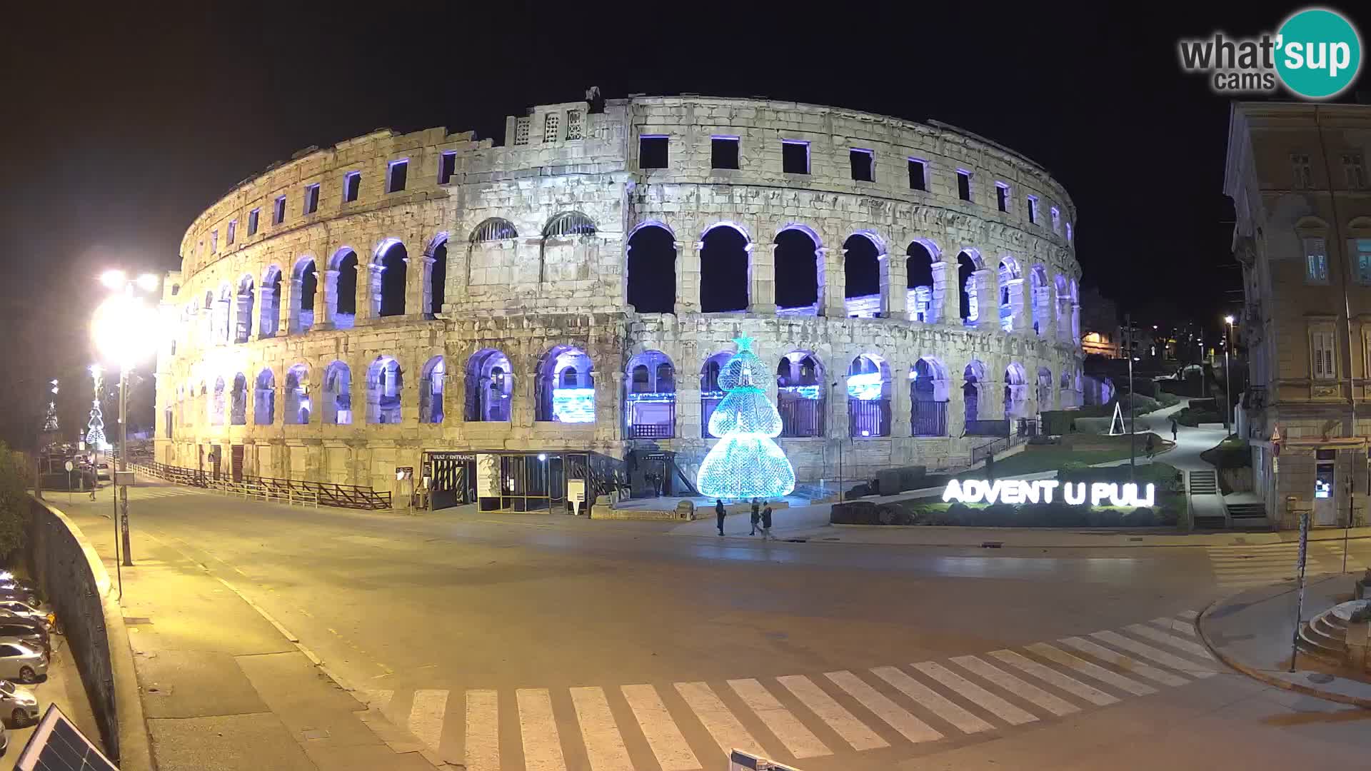 Live webcam Amphitheatre in Pula – Arena