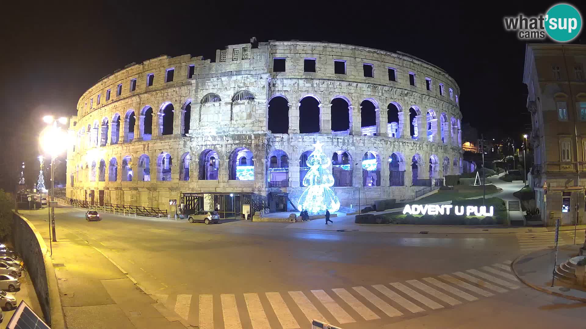 Live webcam Amphitheatre in Pula – Arena