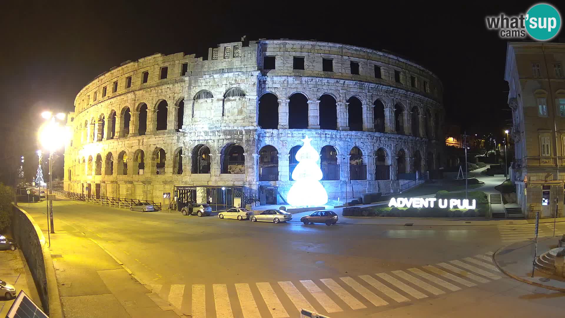 Live webcam Amphitheatre in Pula – Arena