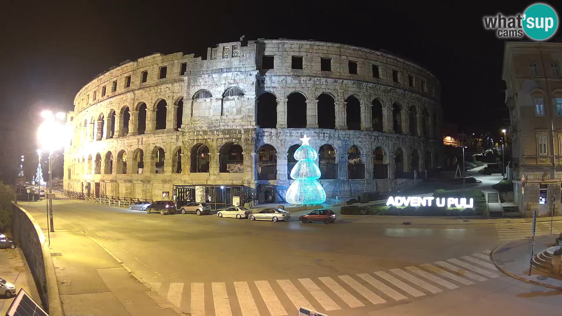 Live webcam Amphitheatre in Pula – Arena