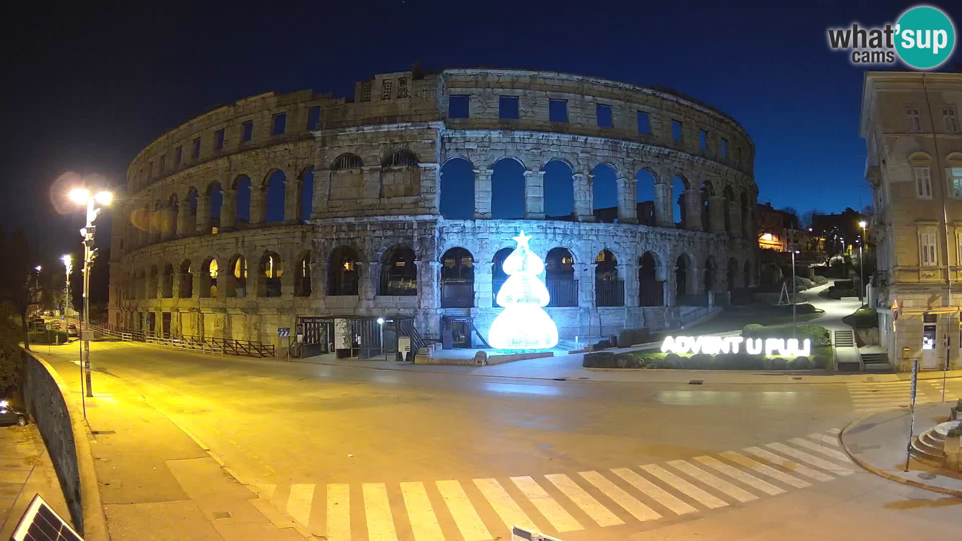 Live webcam Amphitheatre in Pula – Arena