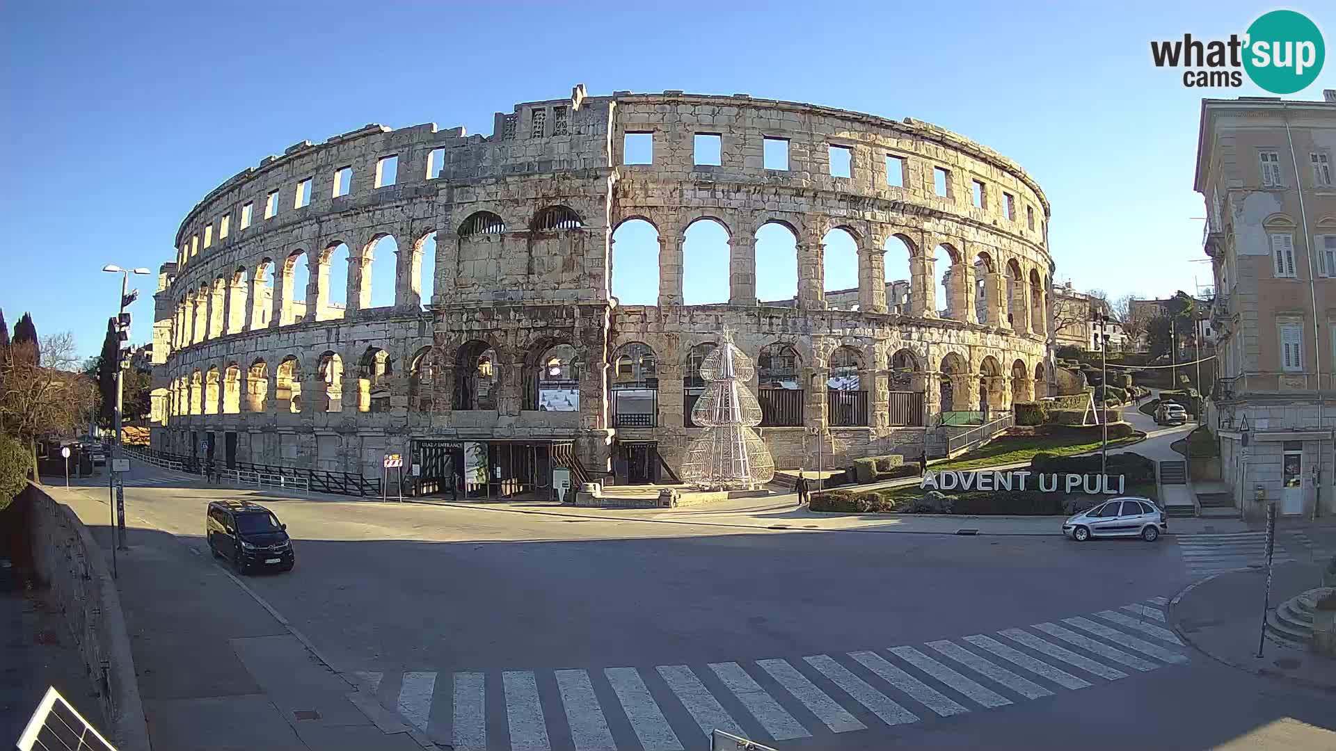 Live webcam Amphitheatre in Pula – Arena