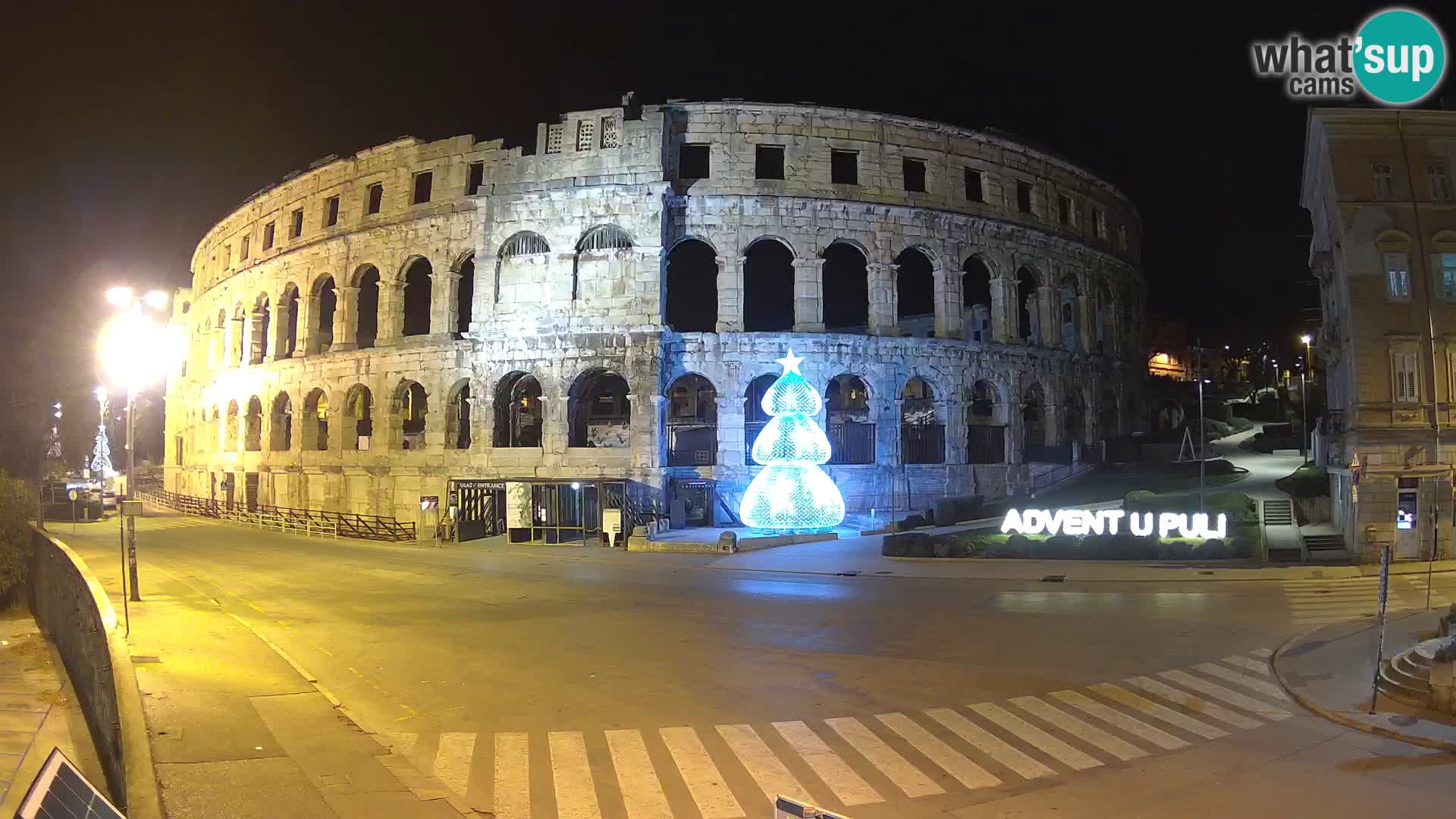 Live webcam Amphitheatre in Pula – Arena