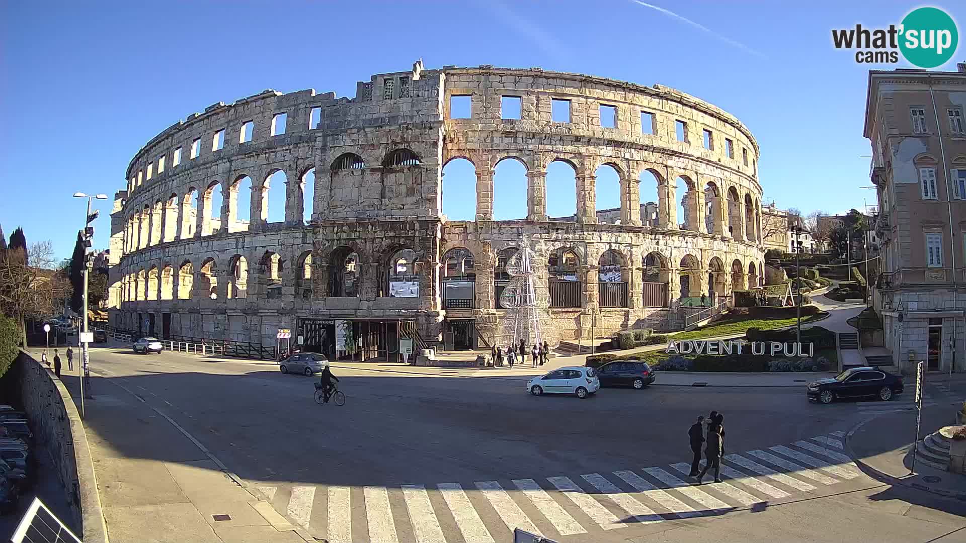 Live webcam Amphitheatre in Pula – Arena