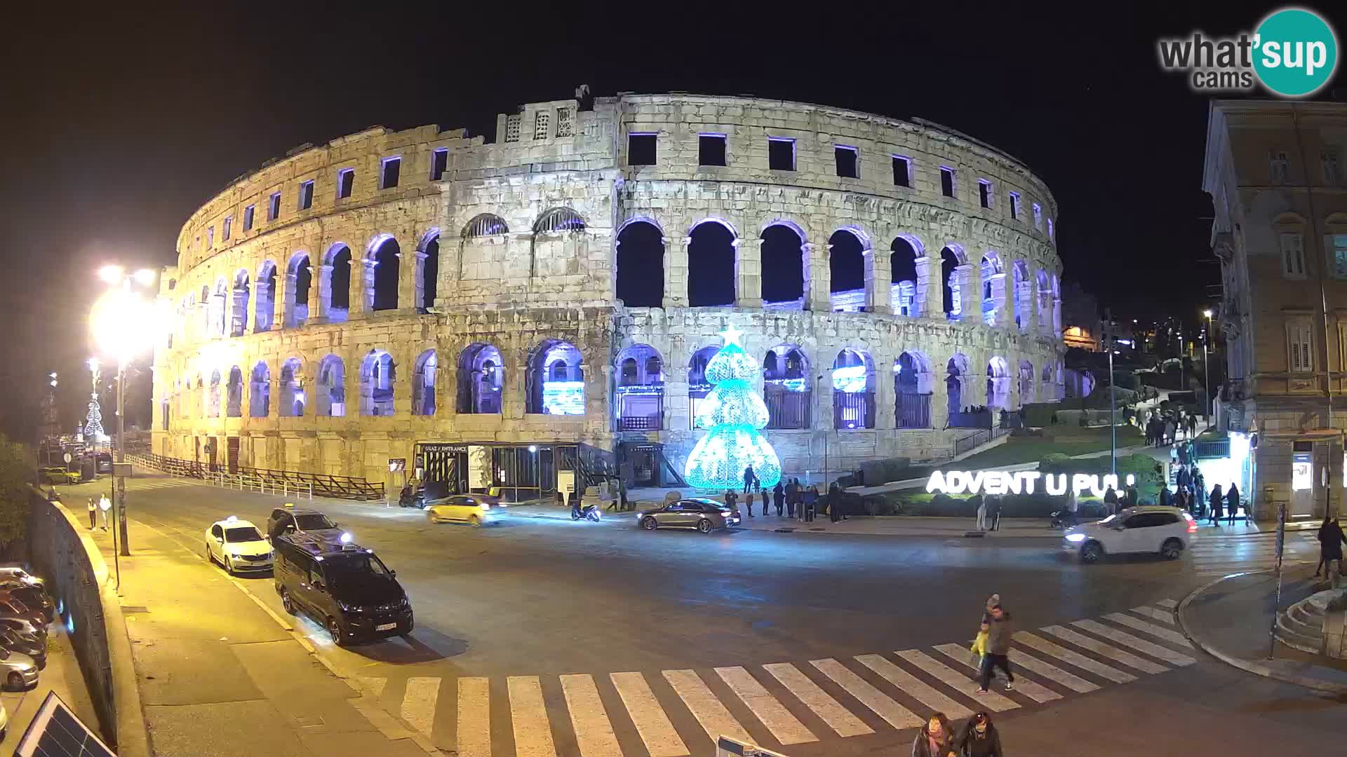 Live webcam Amphitheatre in Pula – Arena