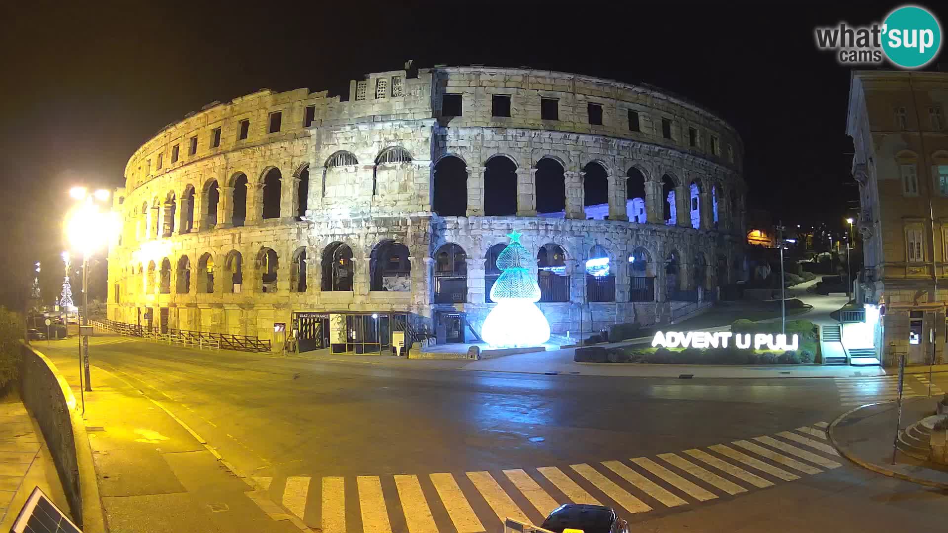 Live webcam Amphitheatre in Pula – Arena