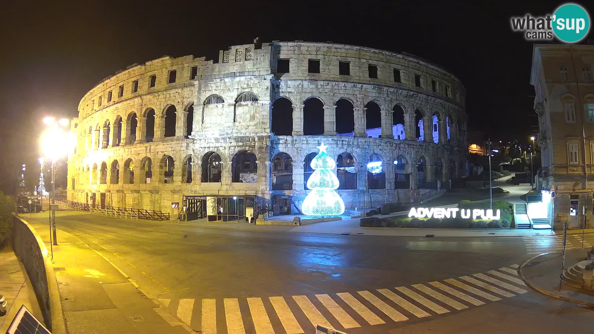 Live webcam Amphitheatre in Pula – Arena